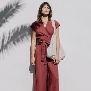 Not Perfect Linen Torino Jumpsuit